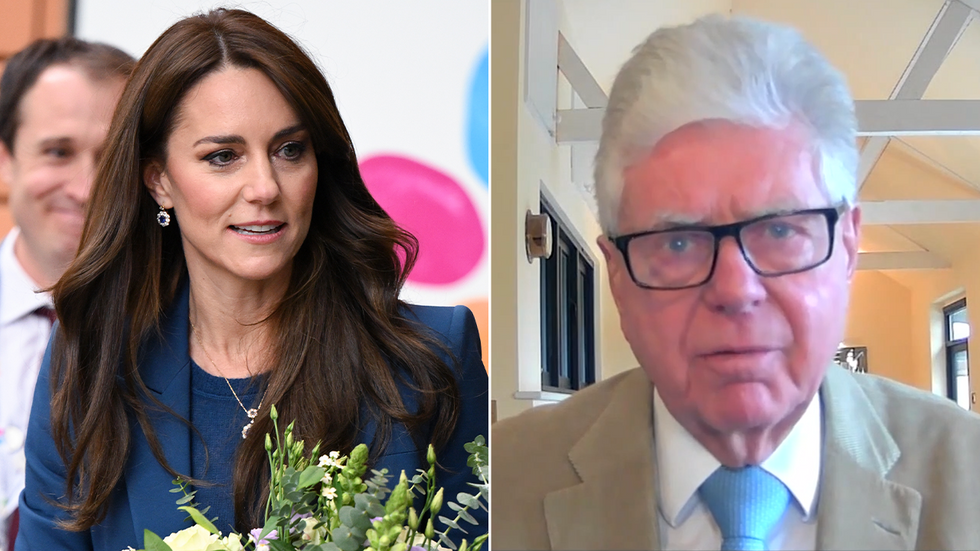 Princess Kate and Michael Cole