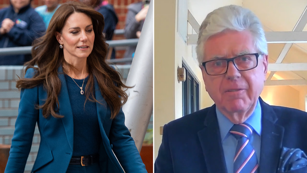 Princess Kate and Michael Cole