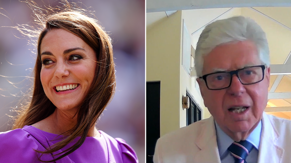 Princess Kate and Michael Cole