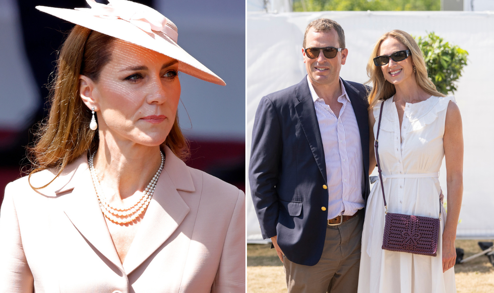 Princess Kate and Peter Phillips