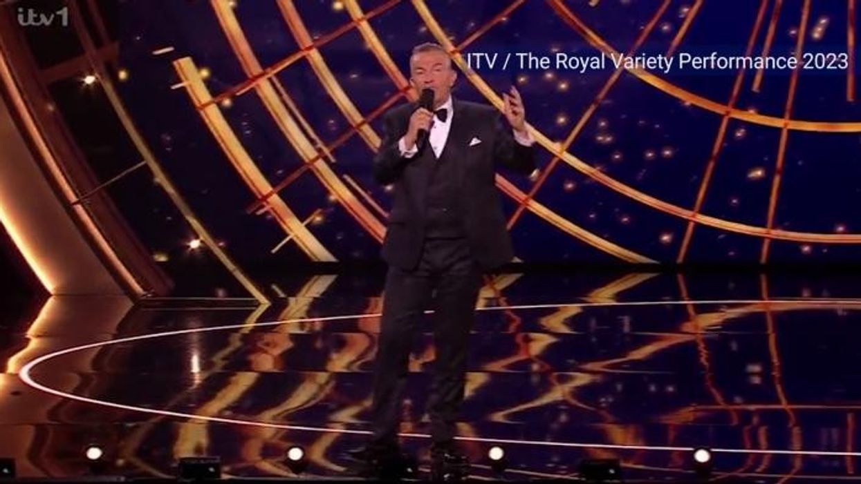 Princess Kate and Prince William burst out laughing at awkward jokes during Royal Variety Performance