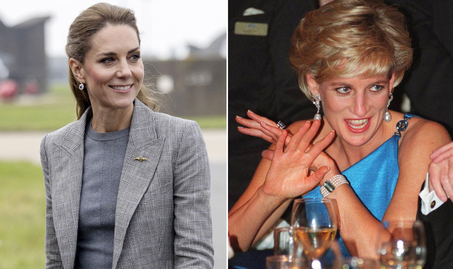 Princess Kate and Princess Diana