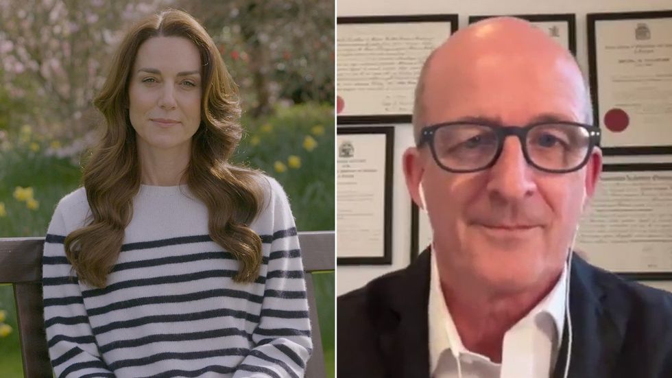 Princess Kate and Professor Gordon Wishart