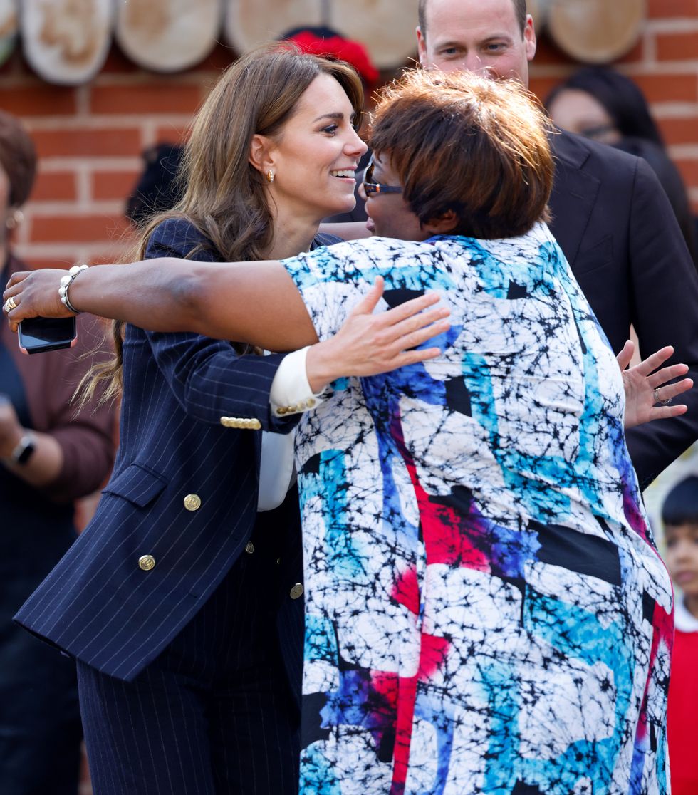 Princess Kate and Professor Uzo Iwobi
