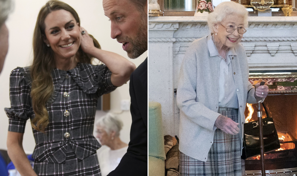 Princess Kate and Queen Elizabeth