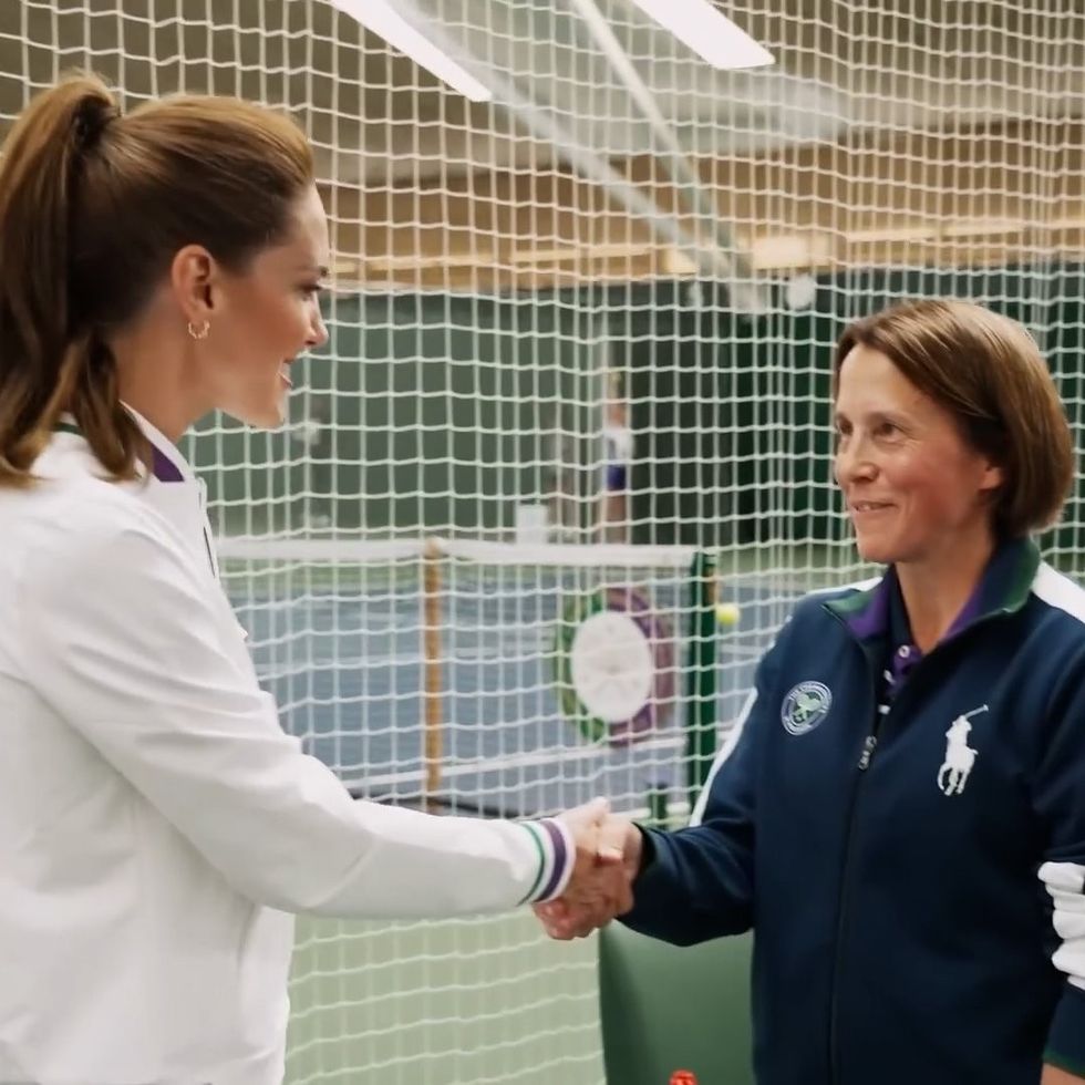 Princess Kate and Sarah Goldson