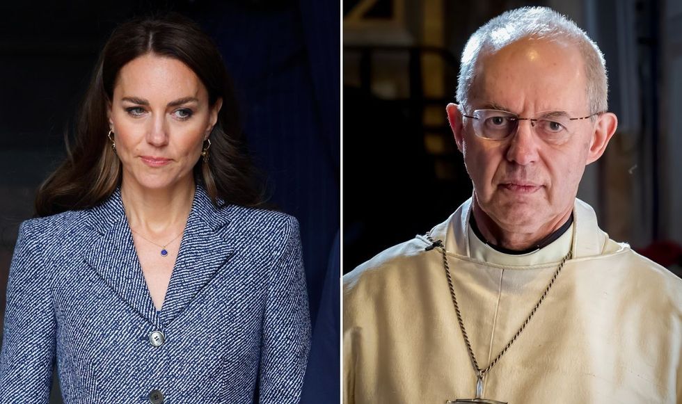 Princess Kate and The Archbishop of Canterbury