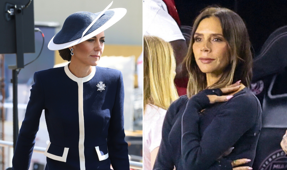 Princess Kate and Victoria Beckham
