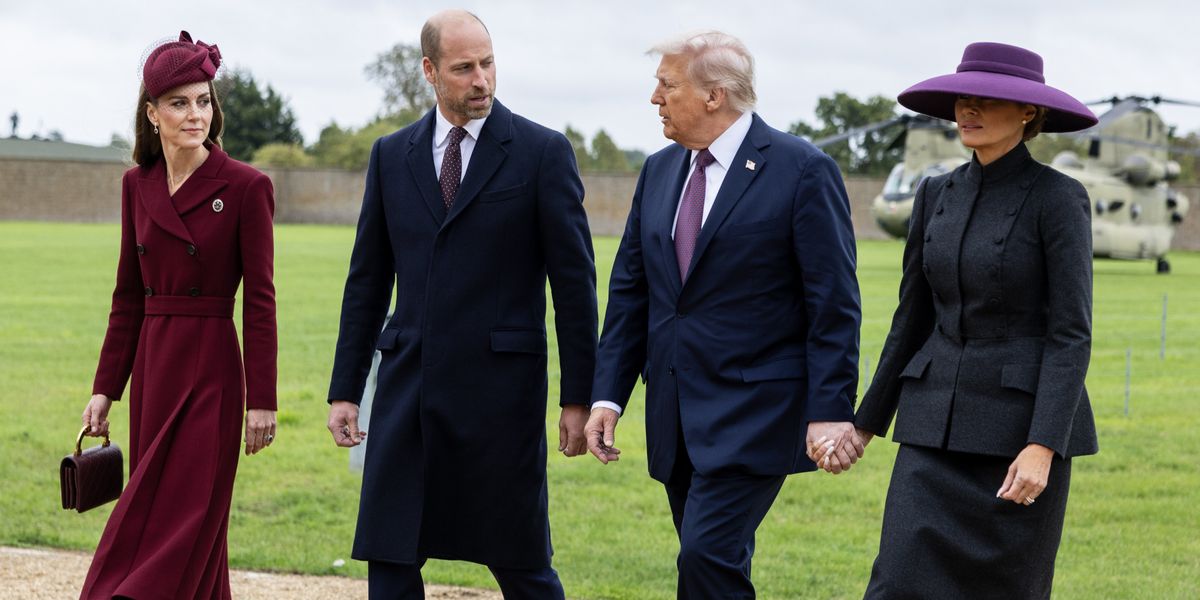 NextImg:Donald Trump's 'attention' on Prince William as US President holds Melania Trump's hand