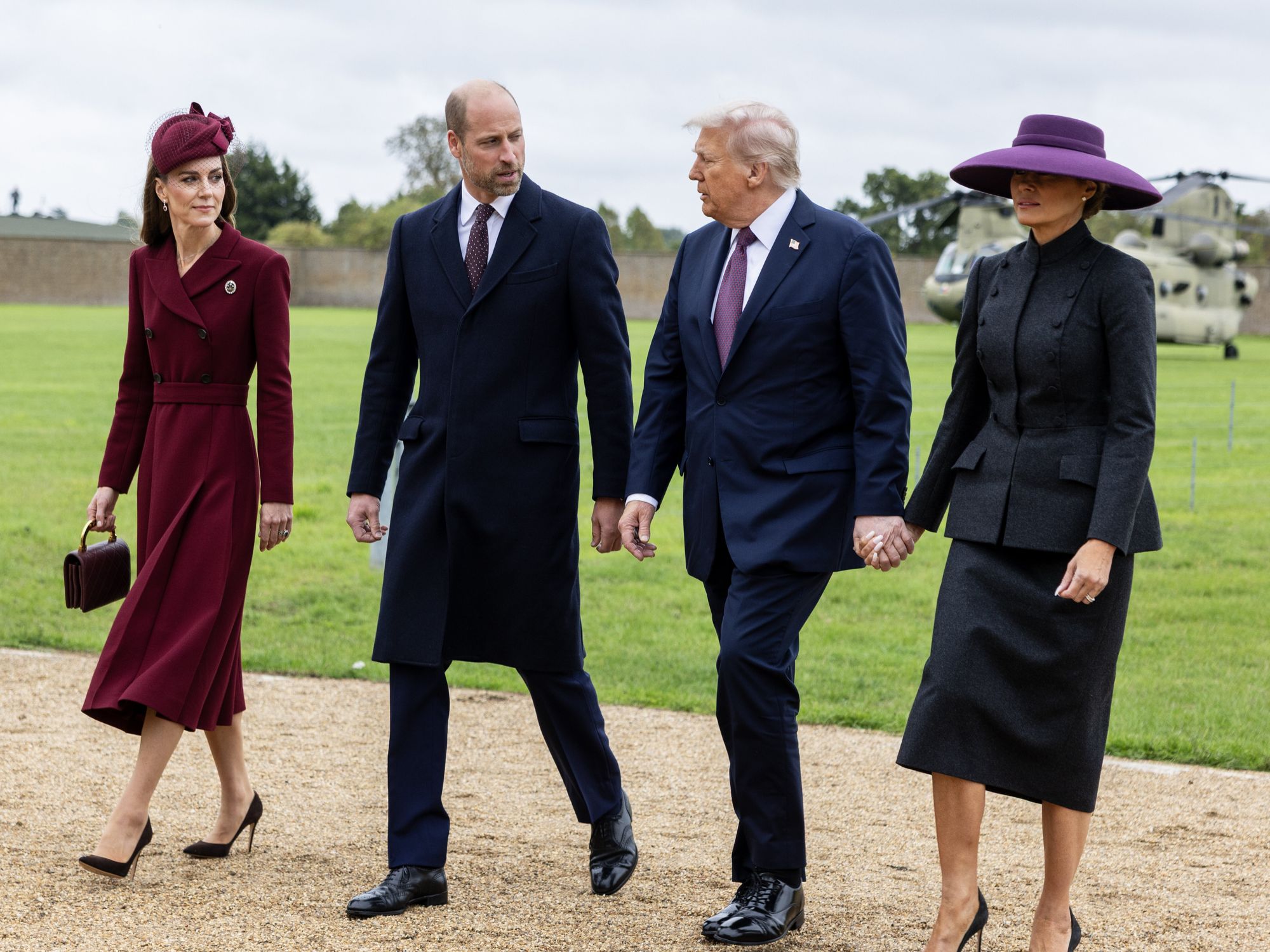 Princess Kate, Donald Trump, Prince William and Melania Trump
