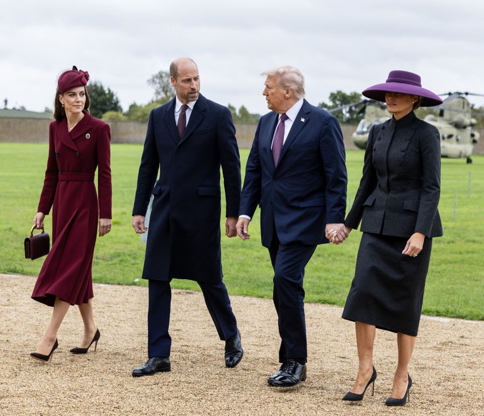 Princess Kate, Donald Trump, Prince William and Melania Trump