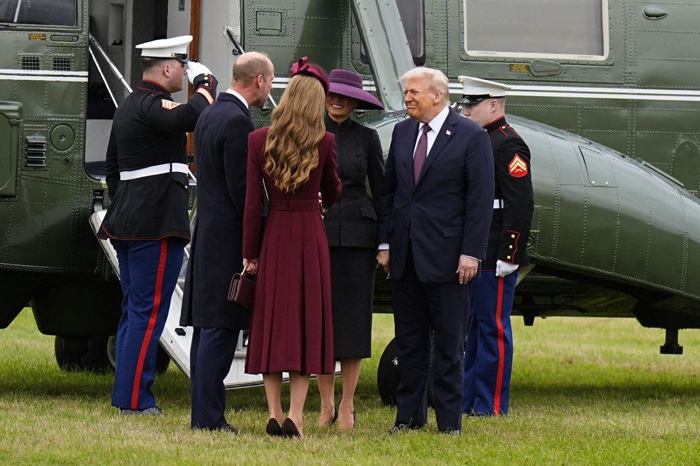 Princess Kate, Donald Trump, Prince William and Melania Trump