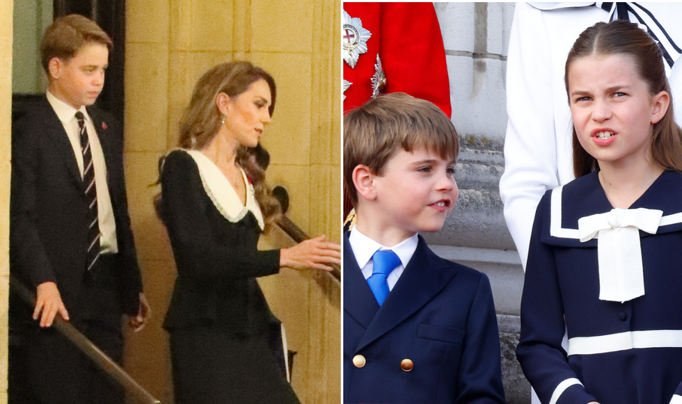 Princess Kate, George, Charlotte and Louis