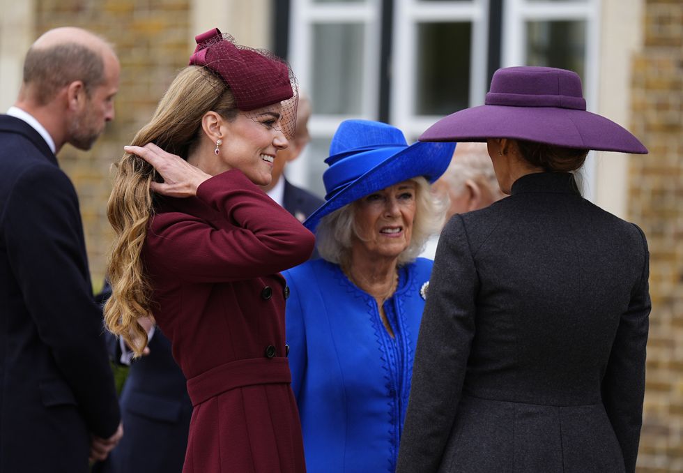 Princess Kate, Melania Trump and Queen Camilla