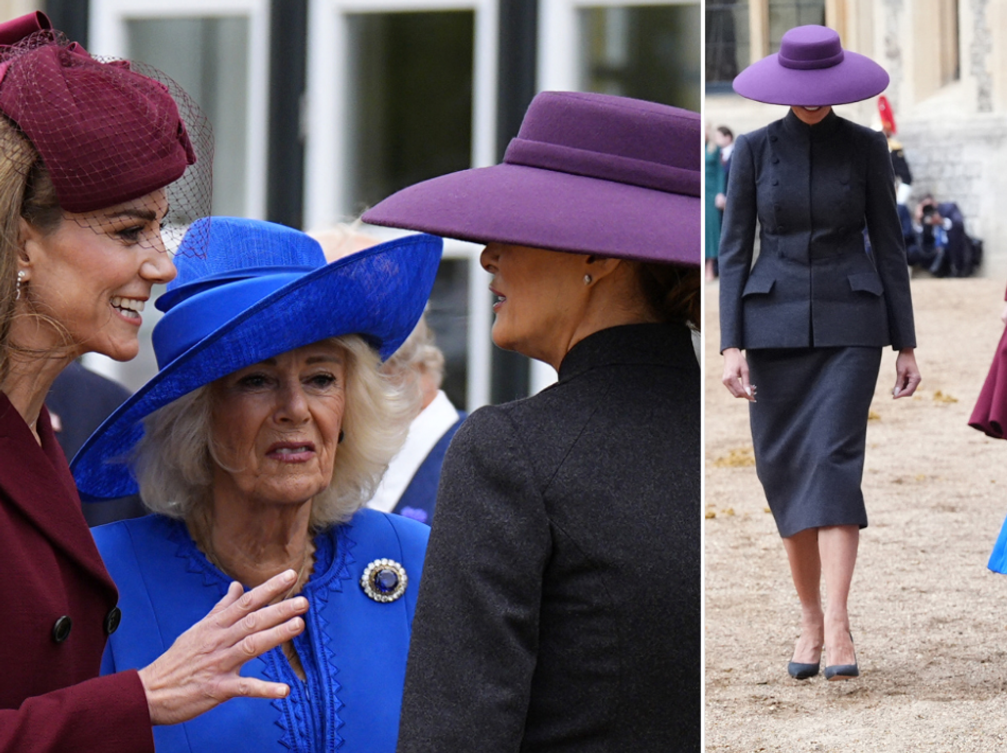 Princess Kate, Melania Trump and Queen Camilla