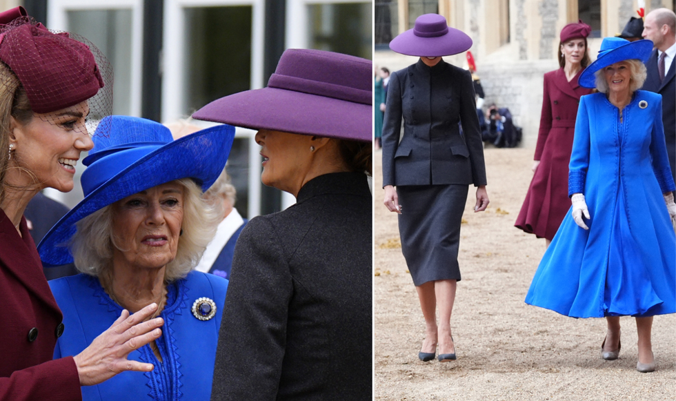 Princess Kate, Melania Trump and Queen Camilla