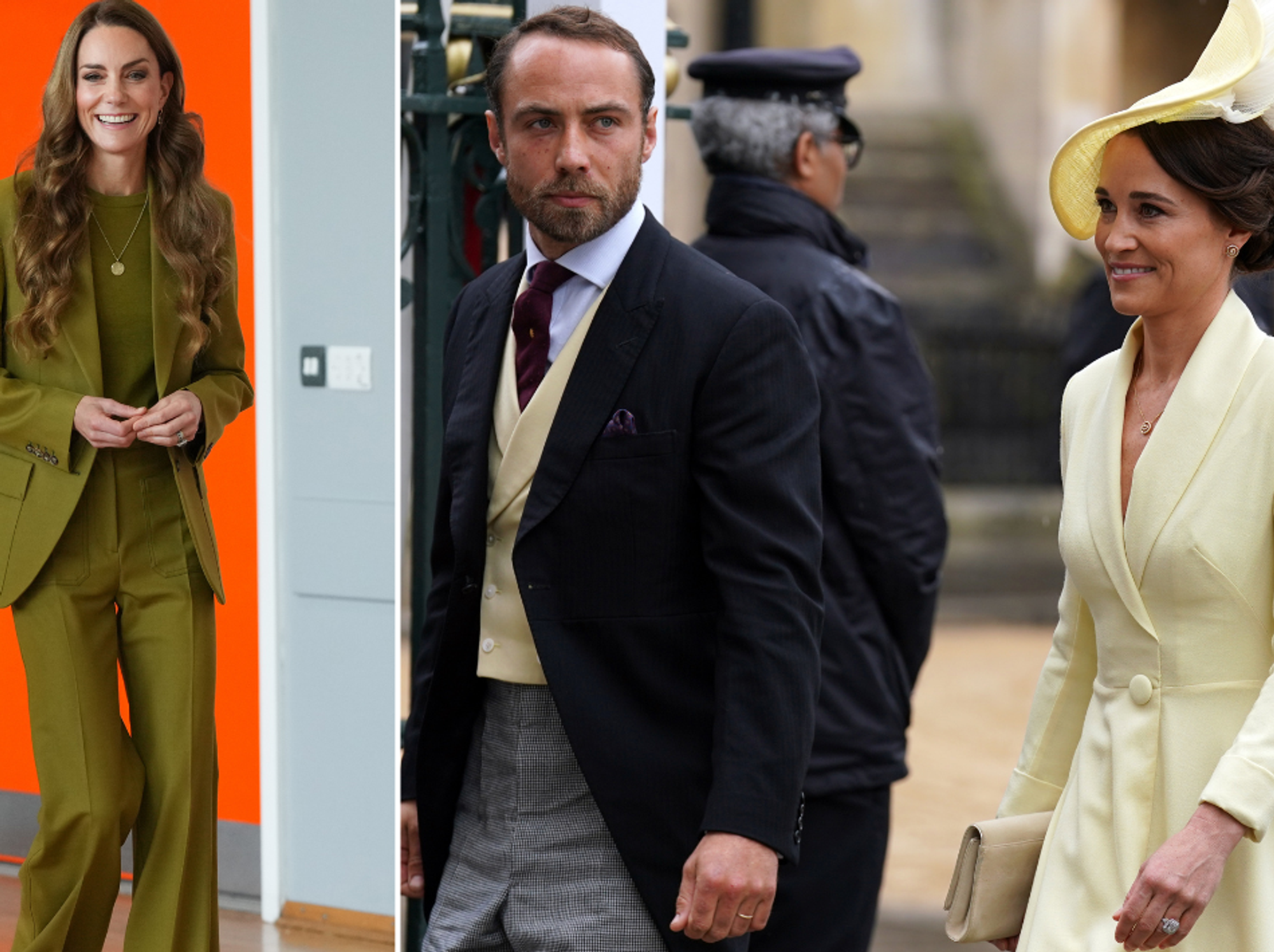 Princess Kate, Pippa and James Middleton