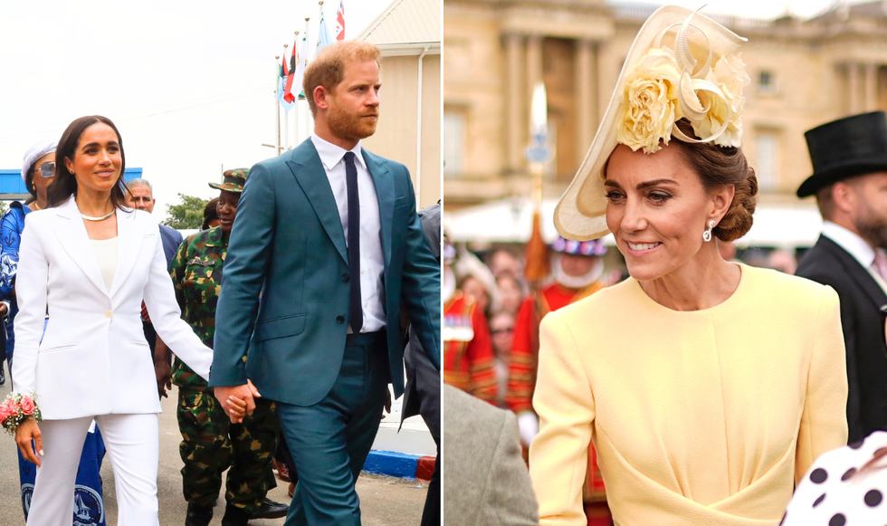 Princess Kate, Prince Harry and Meghan Markle