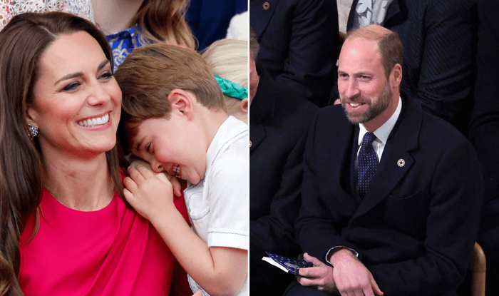 Princess Kate, Prince Louis and Prince William