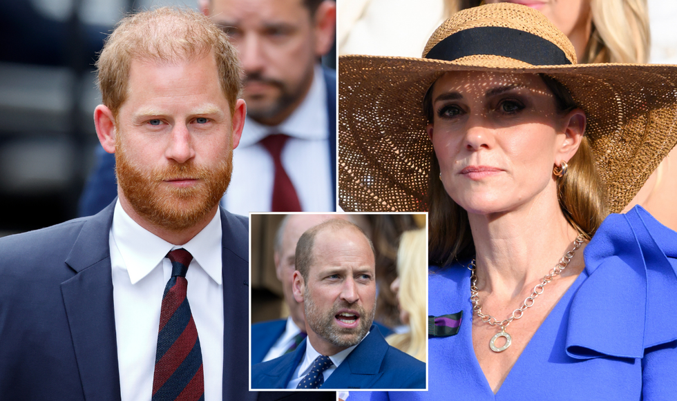 Princess Kate, Prince William and Prince Harry