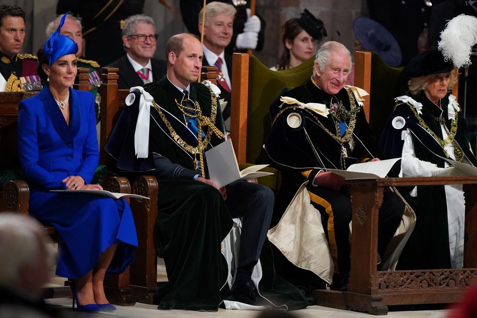 Princess Kate, Prince William, King Charles, Queen Camilla