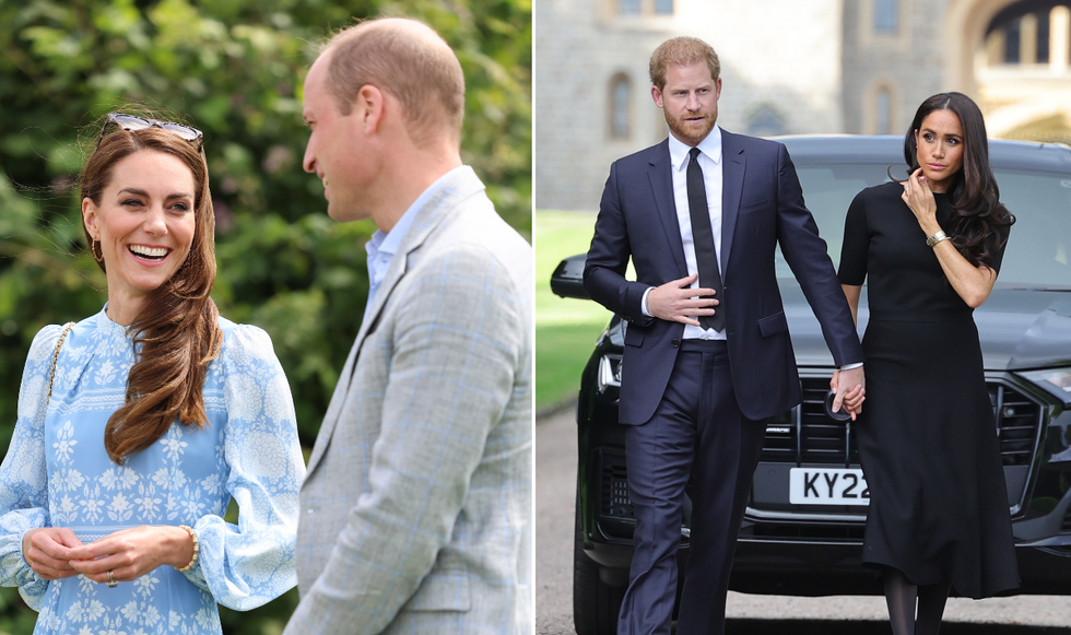 Princess Kate, Prince William, Meghan Markle and Prince Harry