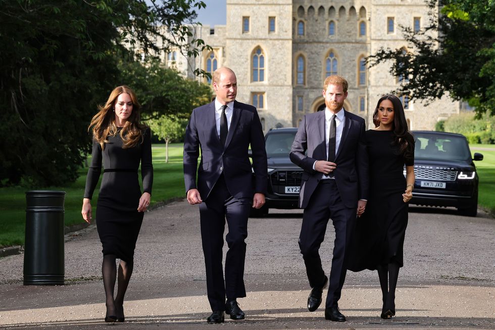 Princess Kate, Prince William, Meghan Markle, Prince Harry