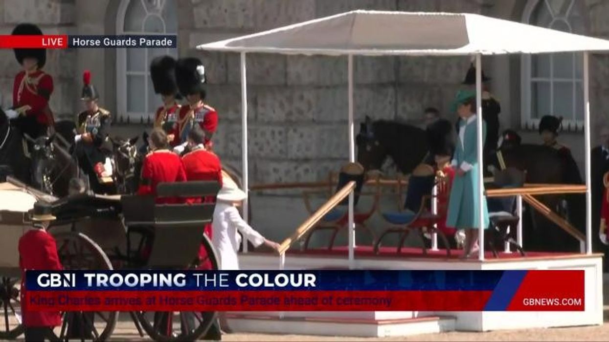 Kate's Trooping the Colour outfit sparks confusion as divide emerges over whether it is blue or green