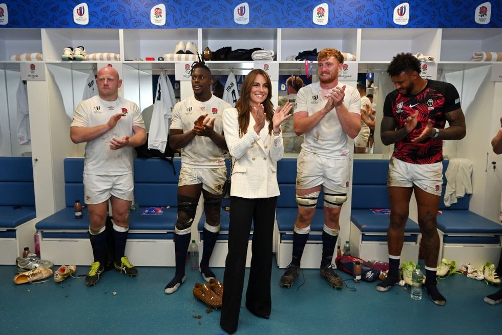 Princess Kate with England Rugby