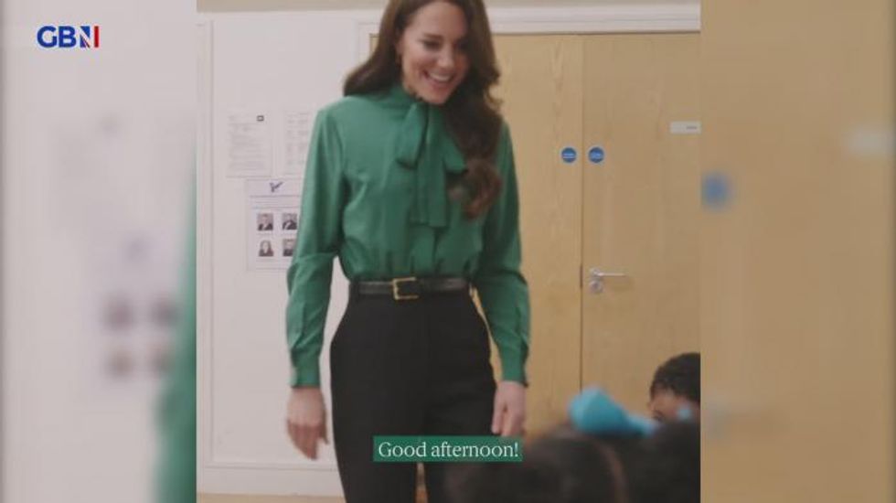 Kate Middleton releases new video as she launches landmark campaign in school surrounded by teddy bears