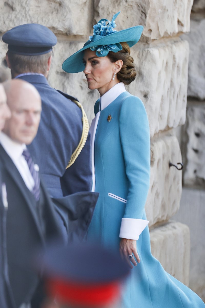 Kate Middleton makes breathtaking appearance in Catherine Walker coat dress  at Trooping the Colour