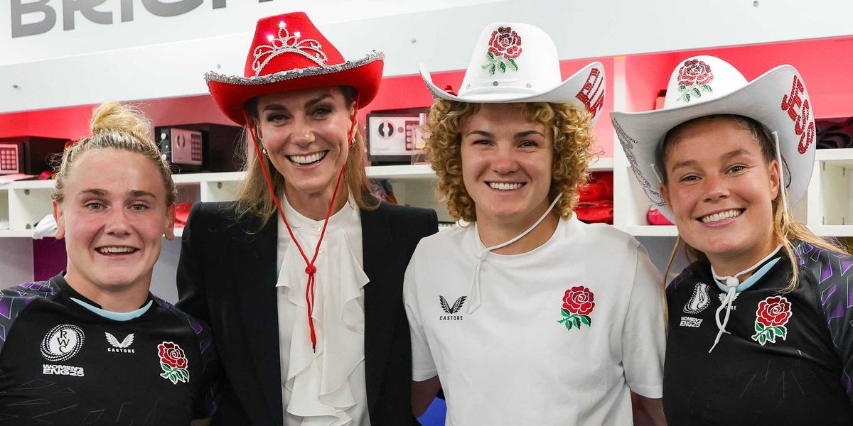Kate Middleton wears cowboy hat in new picture as she sends good luck message to Red Roses Kate Middleton wears cowboy hat in new picture as she sends good luck message to Red Roses
