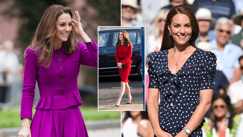 Popsugar Fashion Duchess Mulberry Blue Cape Coat Kate Middleton