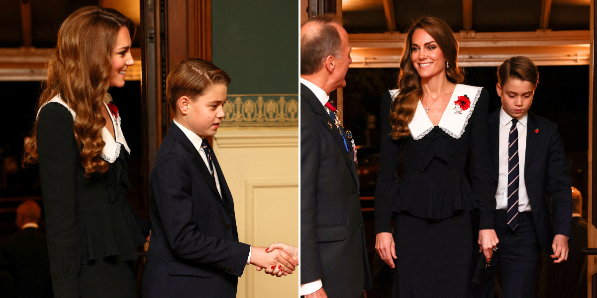 Kate Middleton dazzles in £1,685 Alessandra Rich dress alongside Prince George at Royal Albert Hall