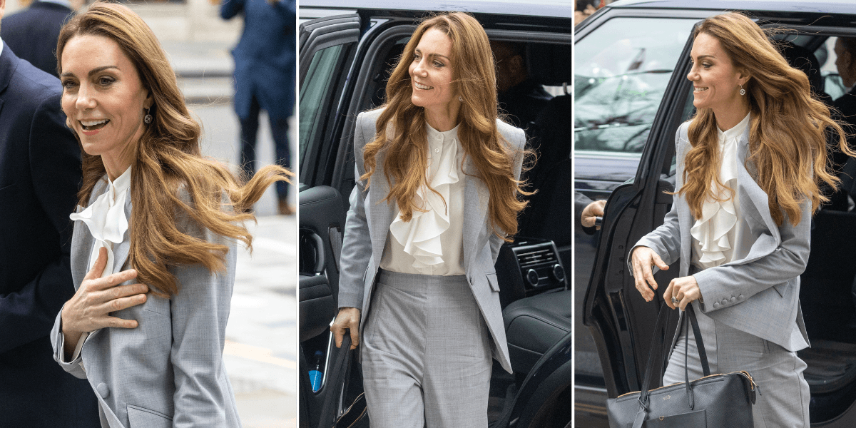 Kate Middleton dons £3,750 earrings with Roland Mouret suit to address London business leaders Kate Middleton dons £3,750 earrings with Roland Mouret suit to address London business leaders