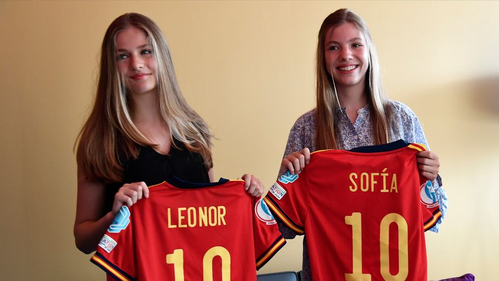 Princess Leonor and Infanta Sofia