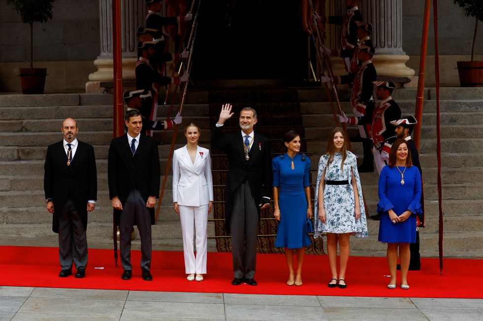 Princess Leonor, King Felipe, Queen Letizia, Infanta Sofia