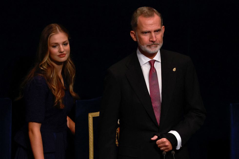 Princess Leonor, King Felipe