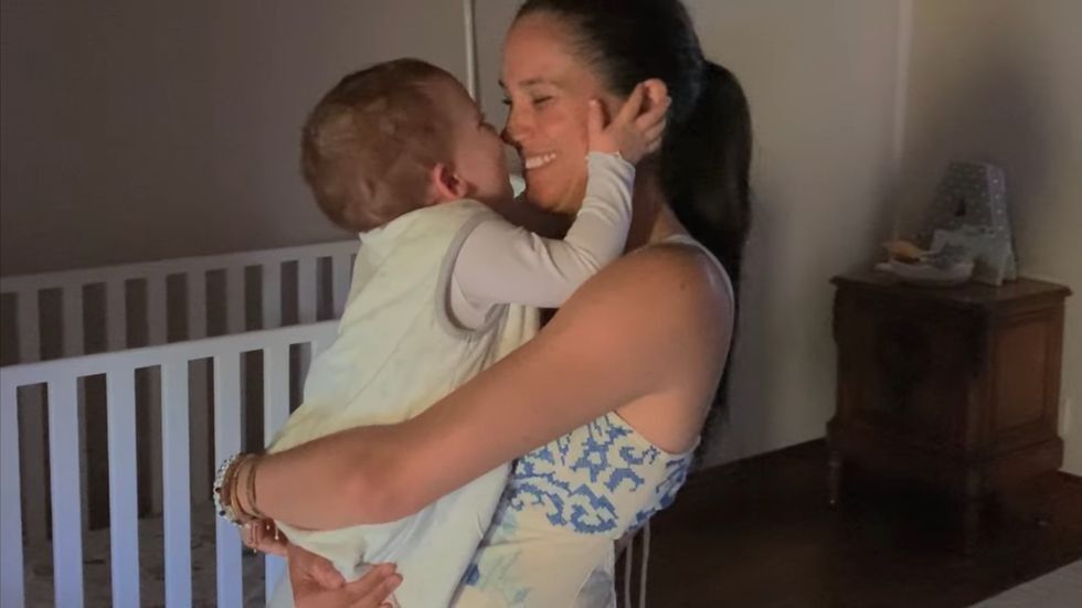 Princess Lilibet and Meghan Markle