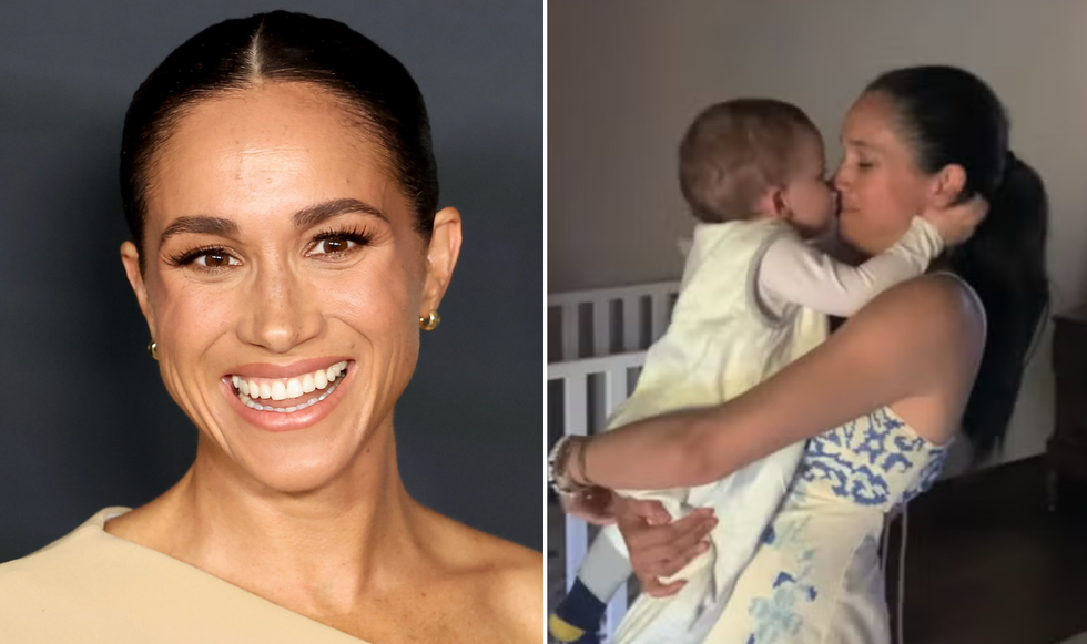 Princess Lilibet and Meghan Markle