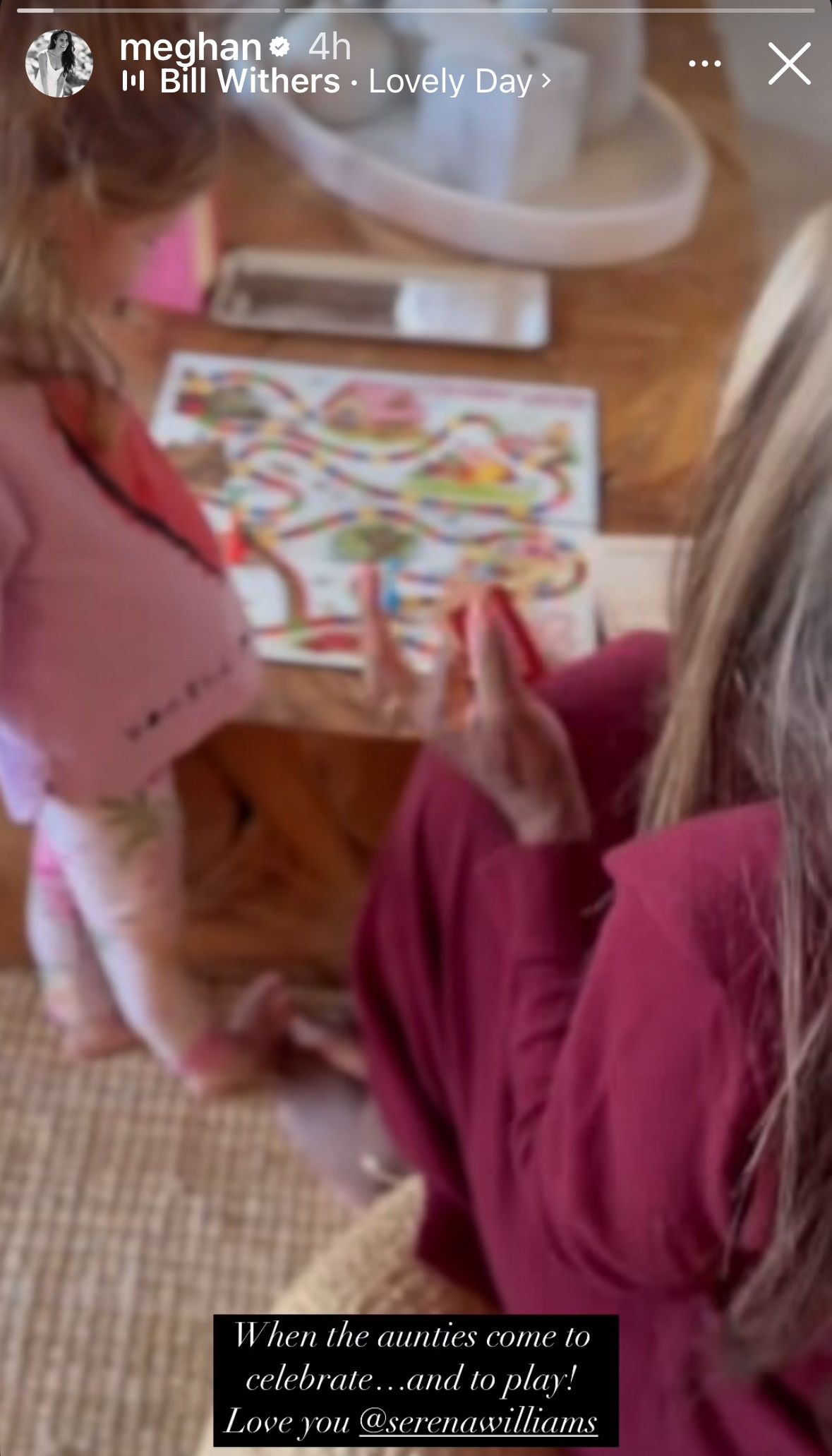 Princess Lilibet and Serena Williams