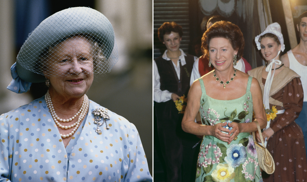 Princess Margaret and Queen Mother