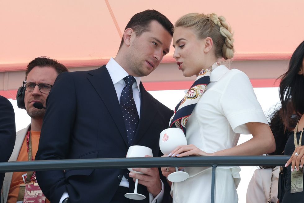Princess Maria Carolina and Jordan Bardella