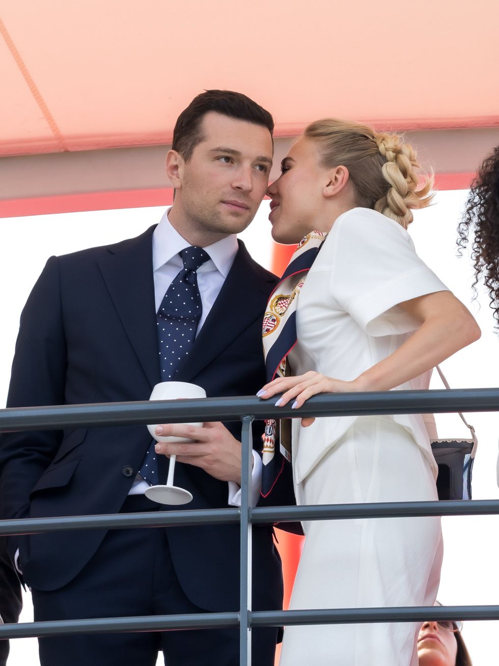 Princess Maria Carolina and Jordan Bardella