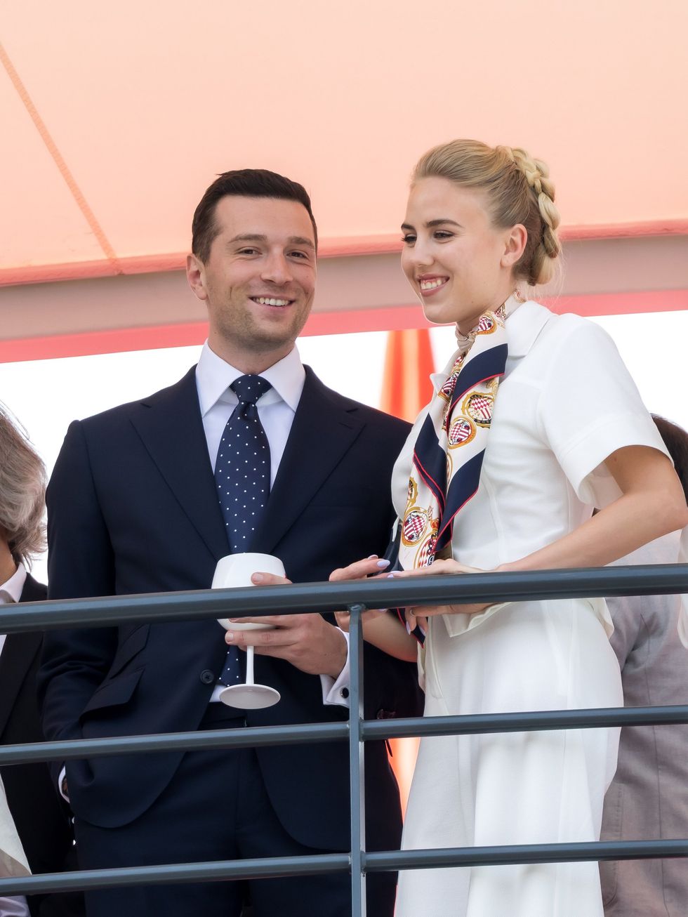 Princess Maria Carolina and Jordan Bardella