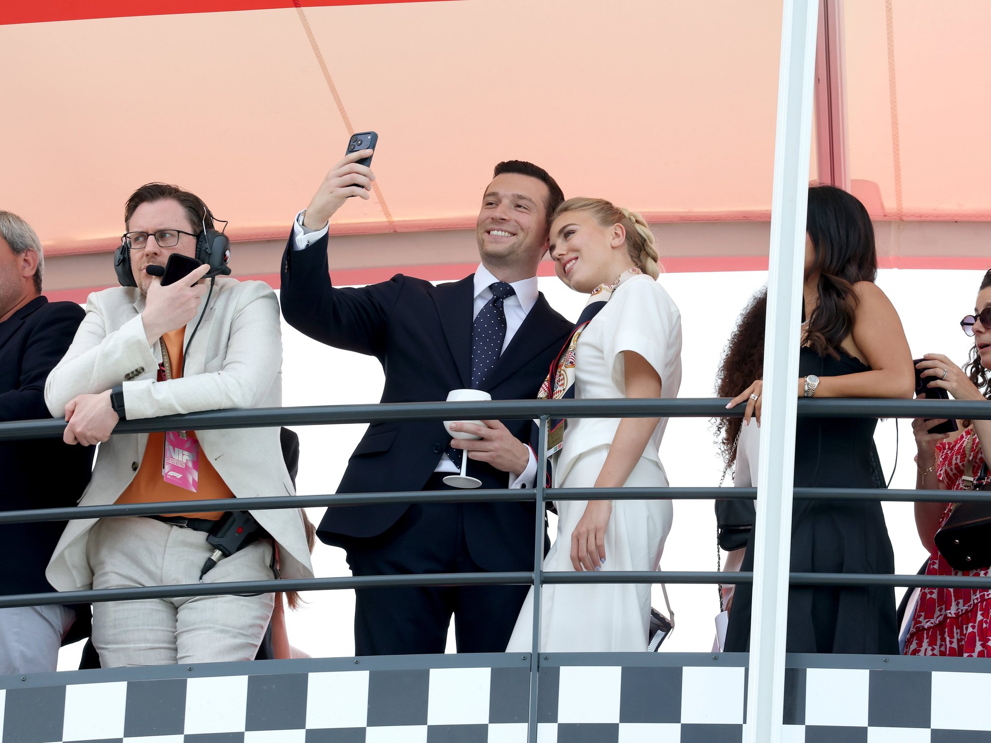 Princess Maria Carolina and Jordan Bardella