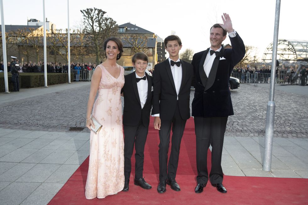 Princess Marie, Prince Joachim, Prince Felix and Prince Nikolai