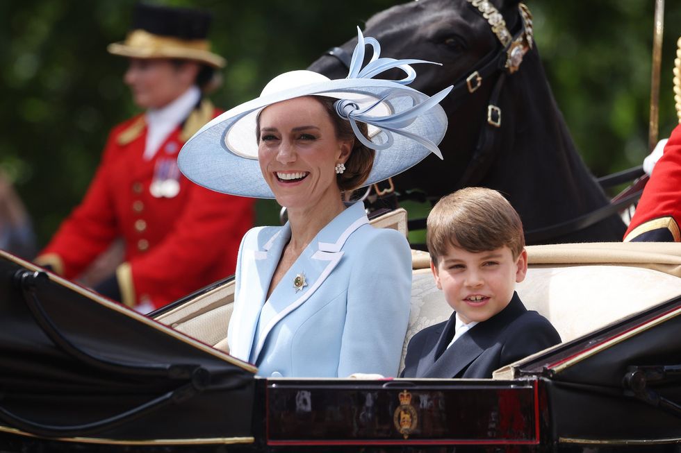 Princess of Wales and Prince Louis