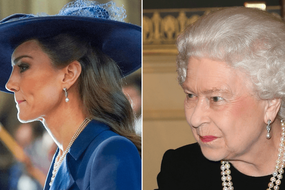 Princess of Wales and Queen Elizabeth II