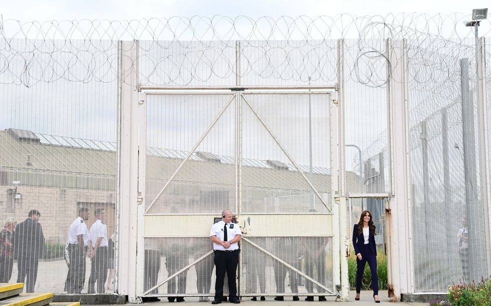 Princess of Wales at HMP High Down